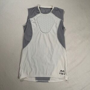 McDavid HEX Youth XL Padded Compression Shirt Sleeveless Sternum Guard